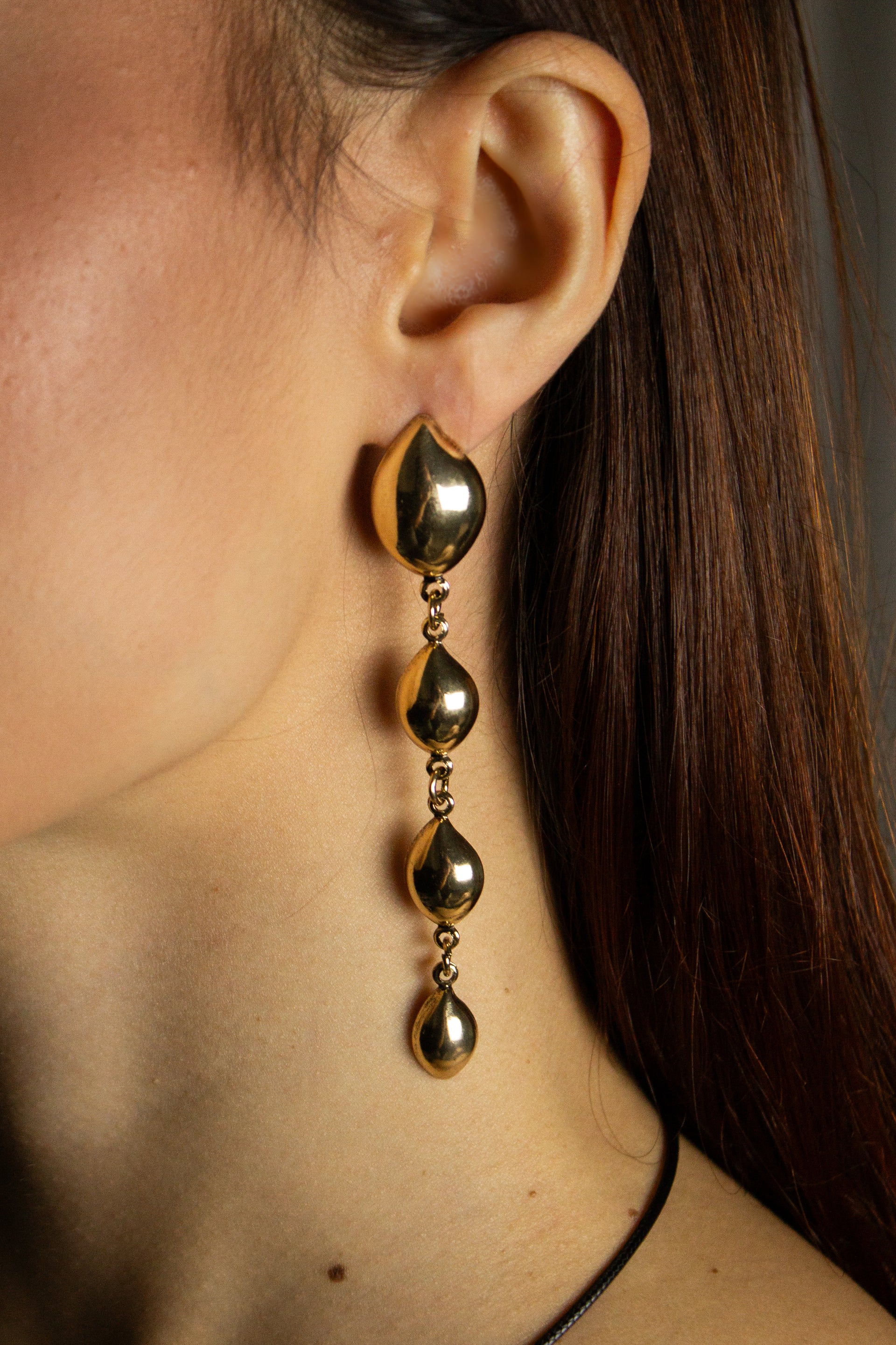 Brinco Gotas - Dourado