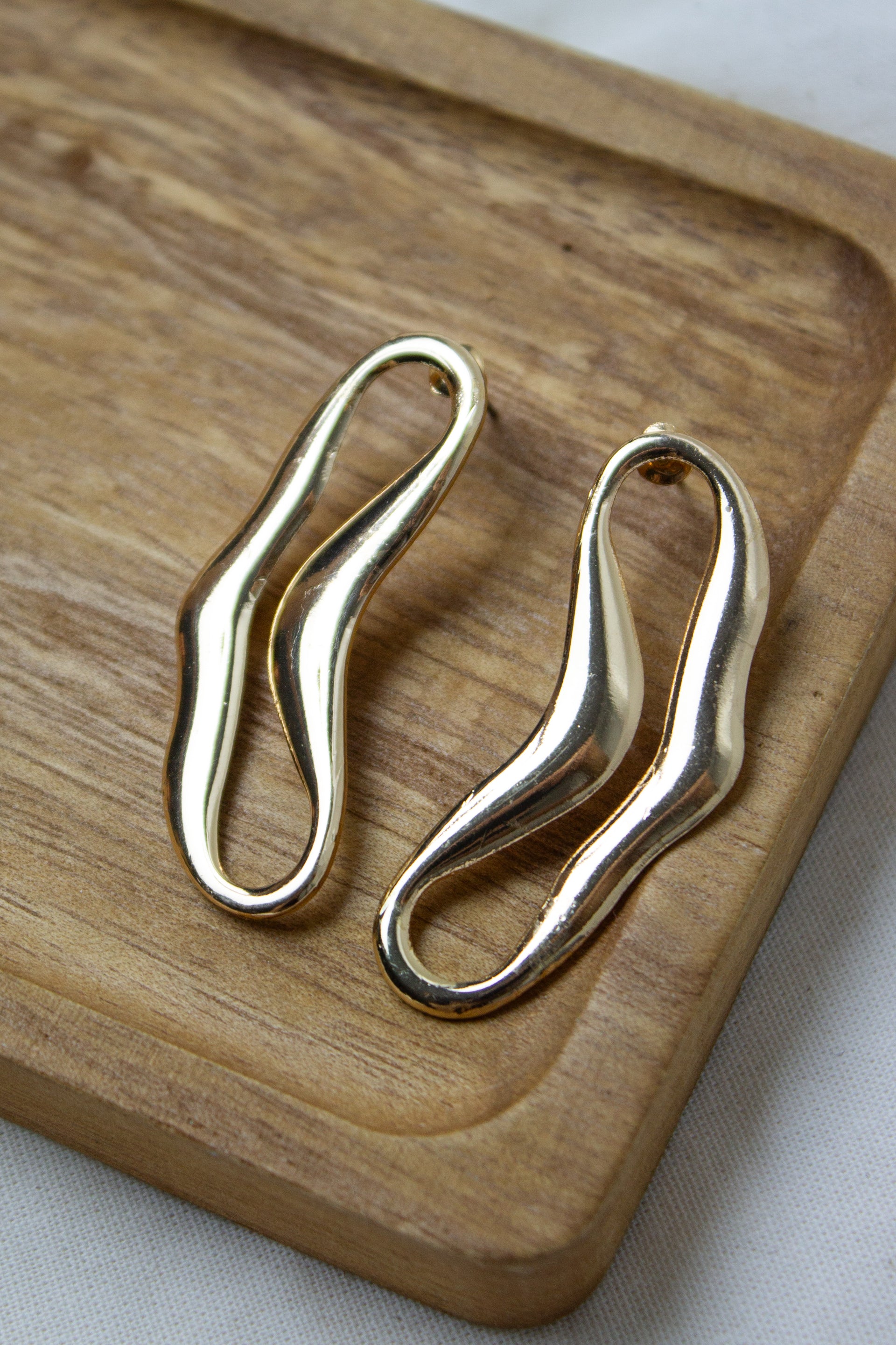 Brinco Orgânico - Dourado