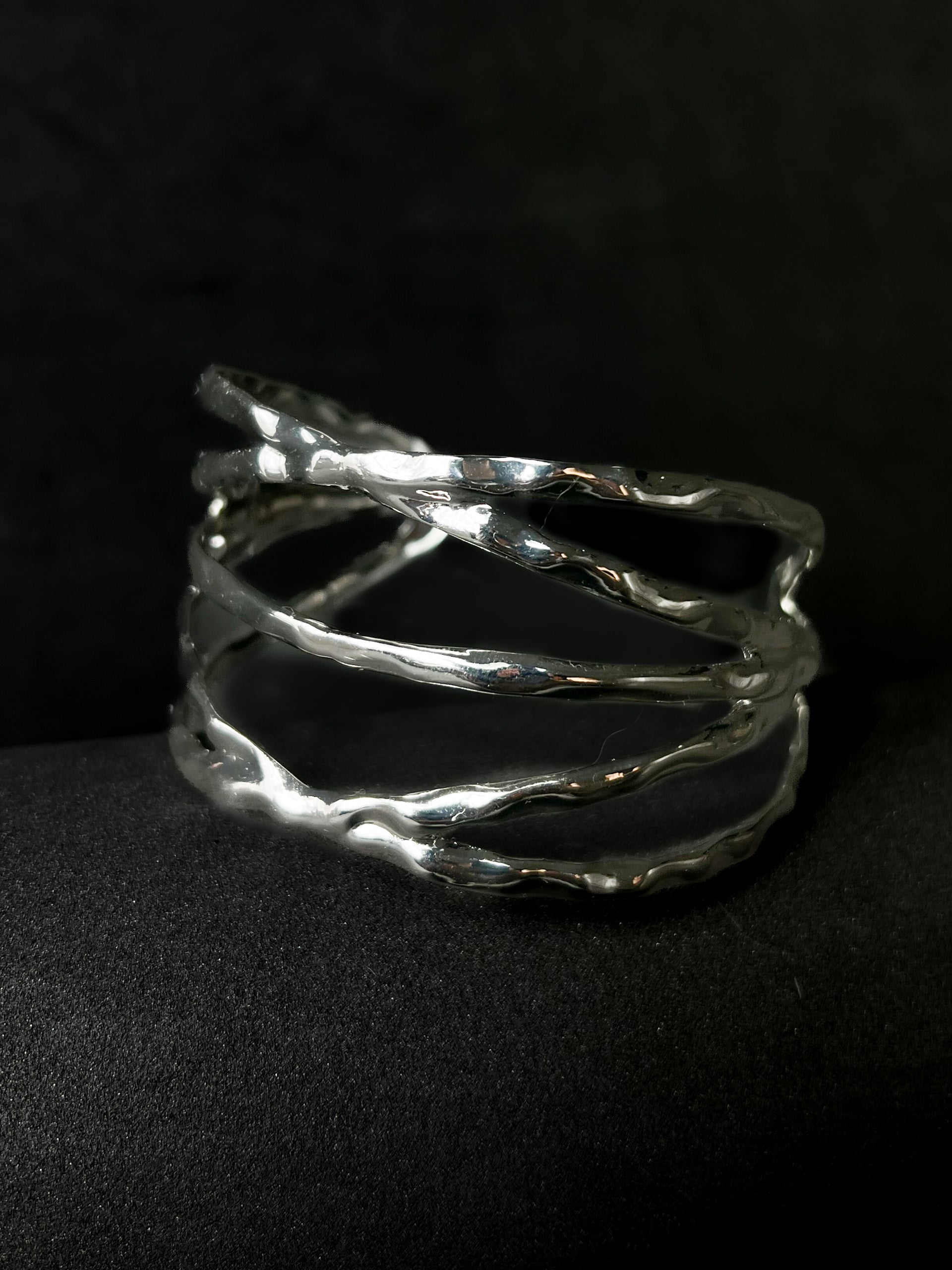 Bracelete Stripes - Prata