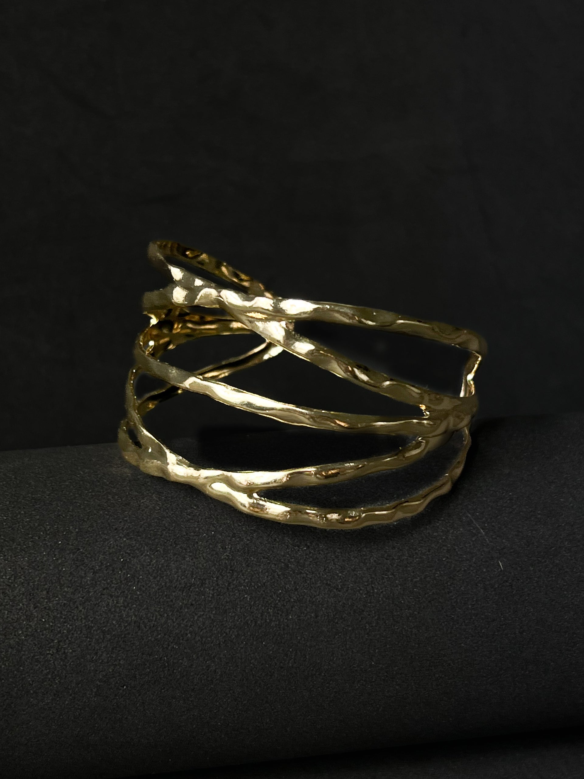 Bracelete Stripes - Dourado