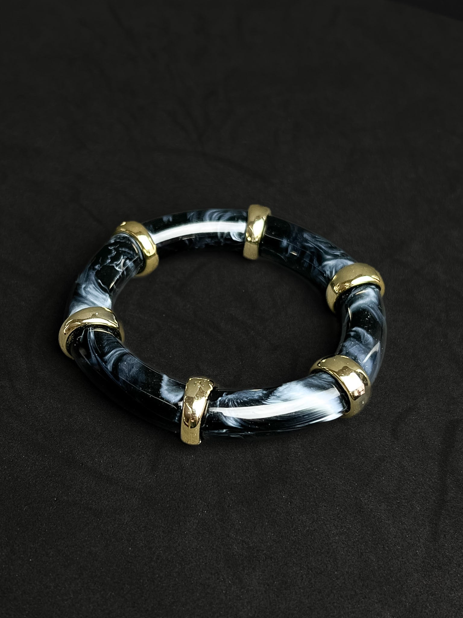 Pulseira Terra Nova Resina - Preta