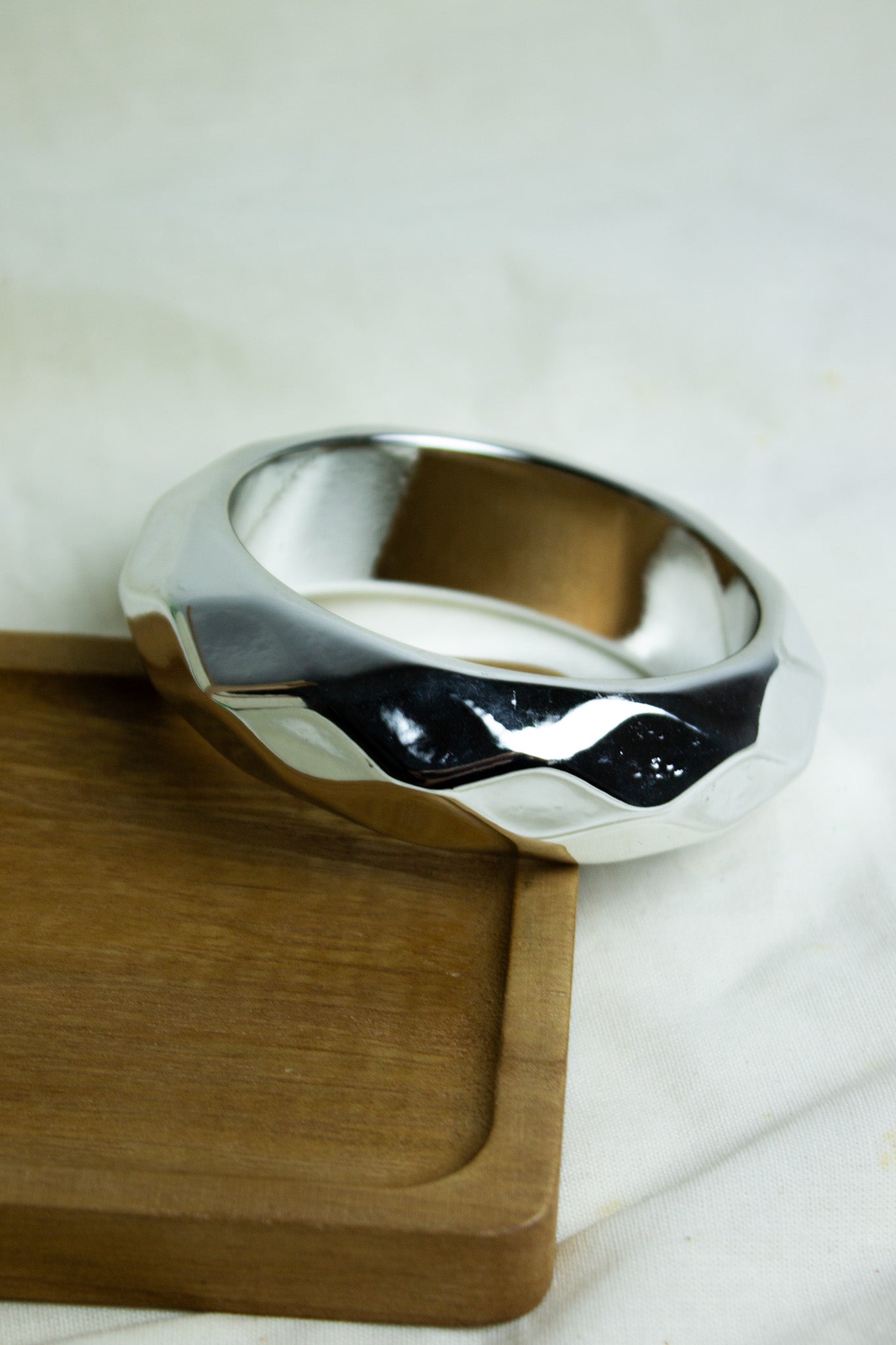 Bracelete Bold Cut -  Prata
