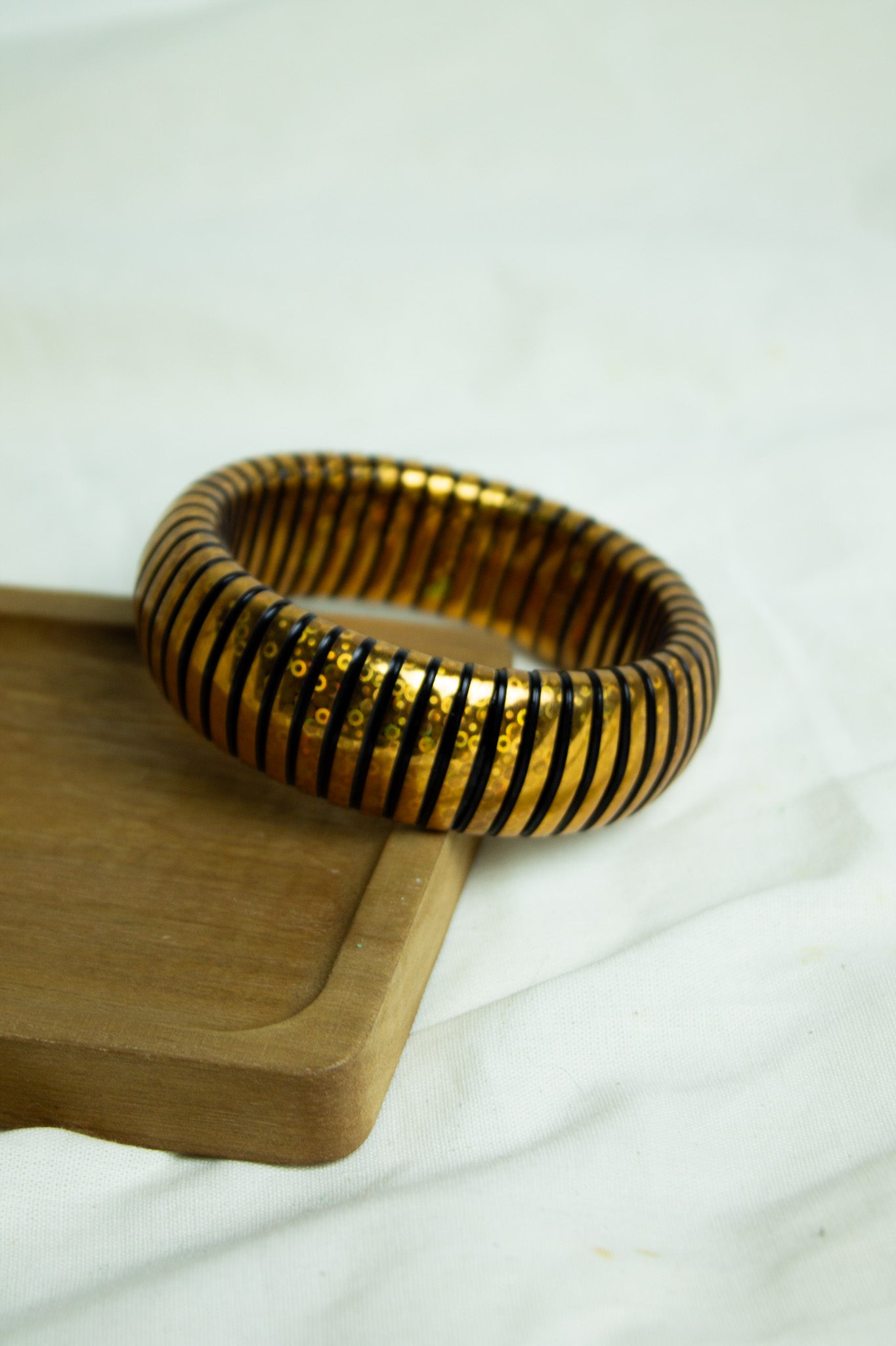 Bracelete Chronos - Dourado Envelhecido