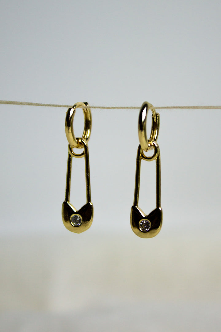 Brinco Alfinete - Dourado