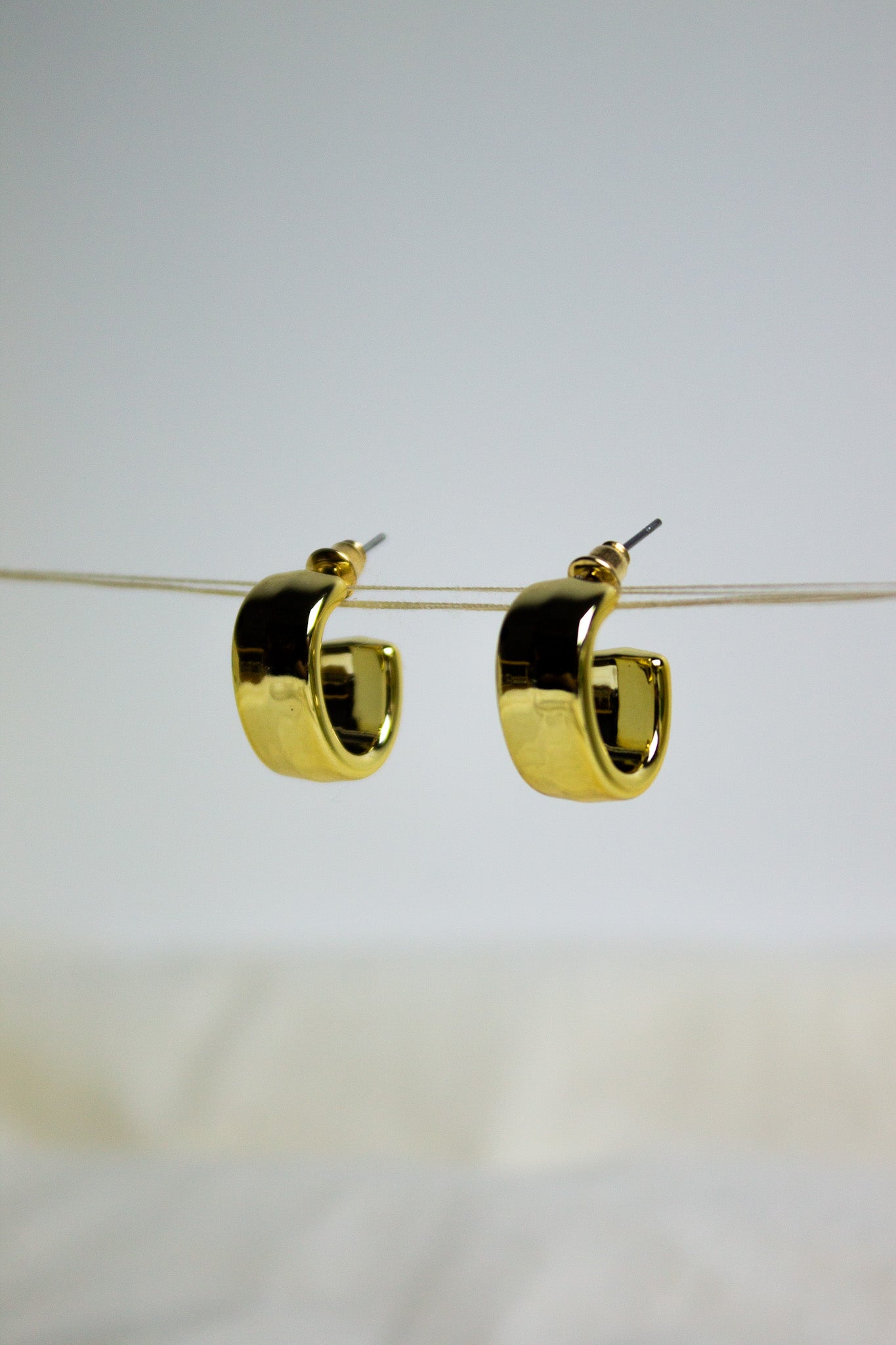 Brinco Argola Chunky Mini - Dourado