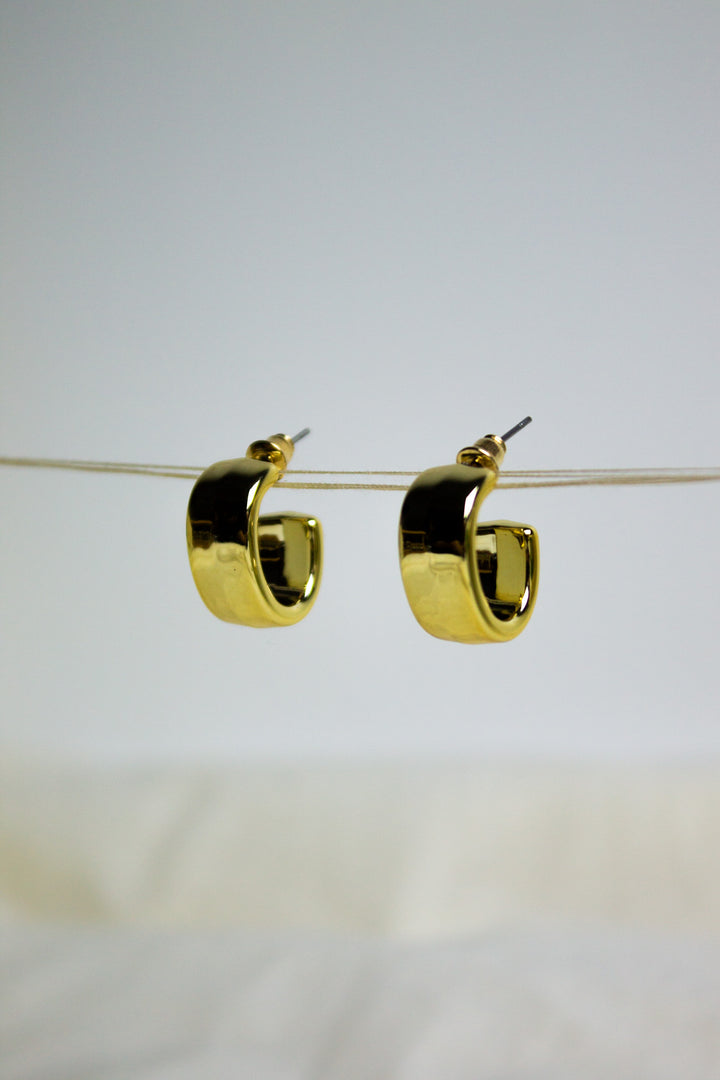 Brinco Argola Chunky Mini - Dourado