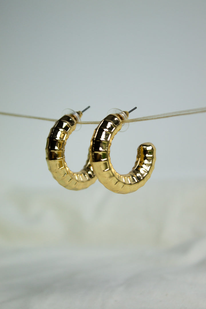 Brinco Argola Disco - Dourado