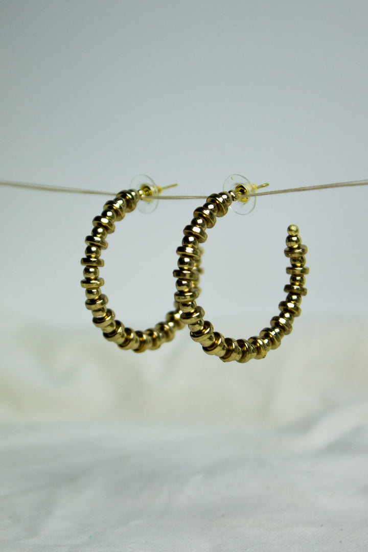 Brinco Argola Micanga - Dourado