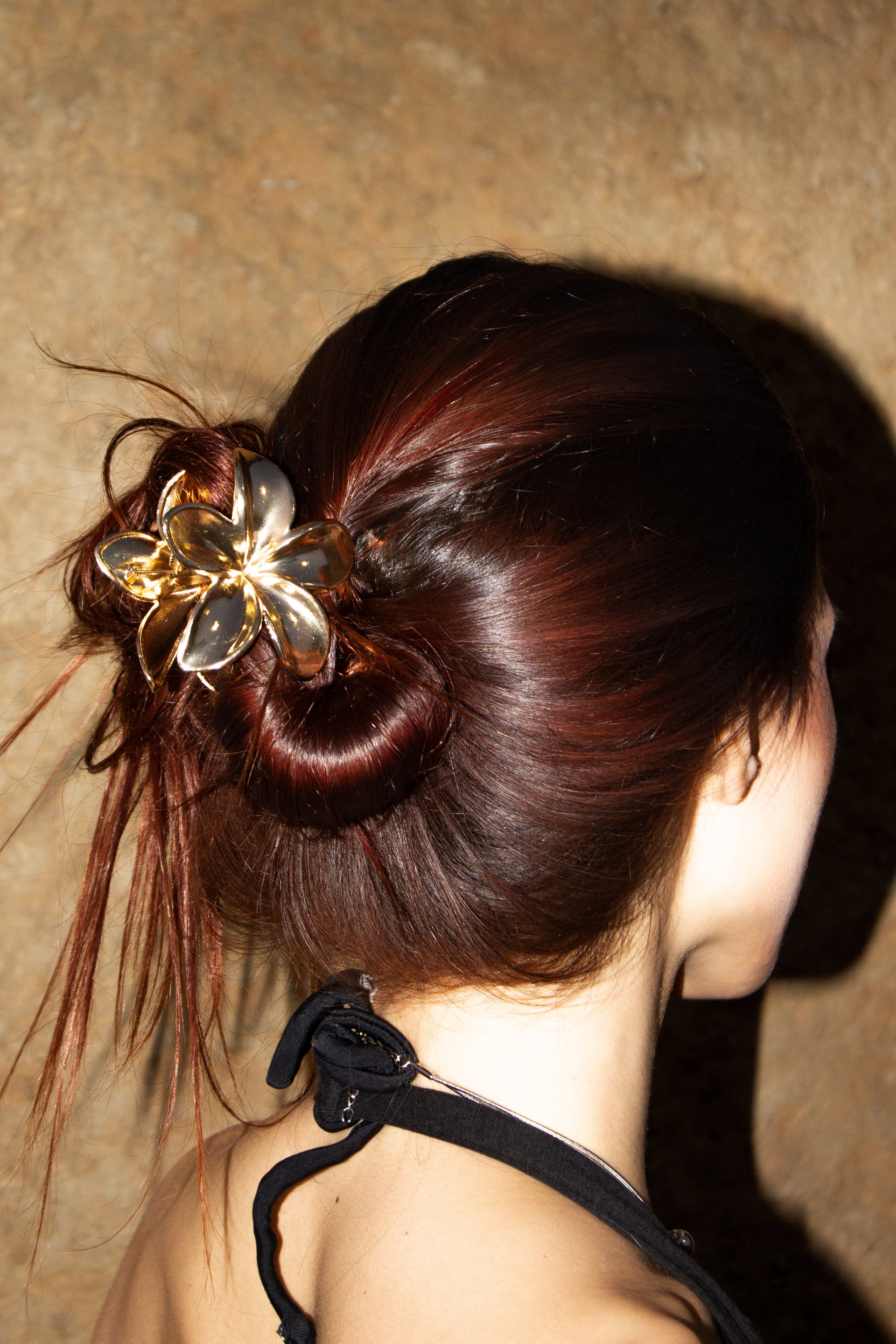 Presilha Flor - Dourado