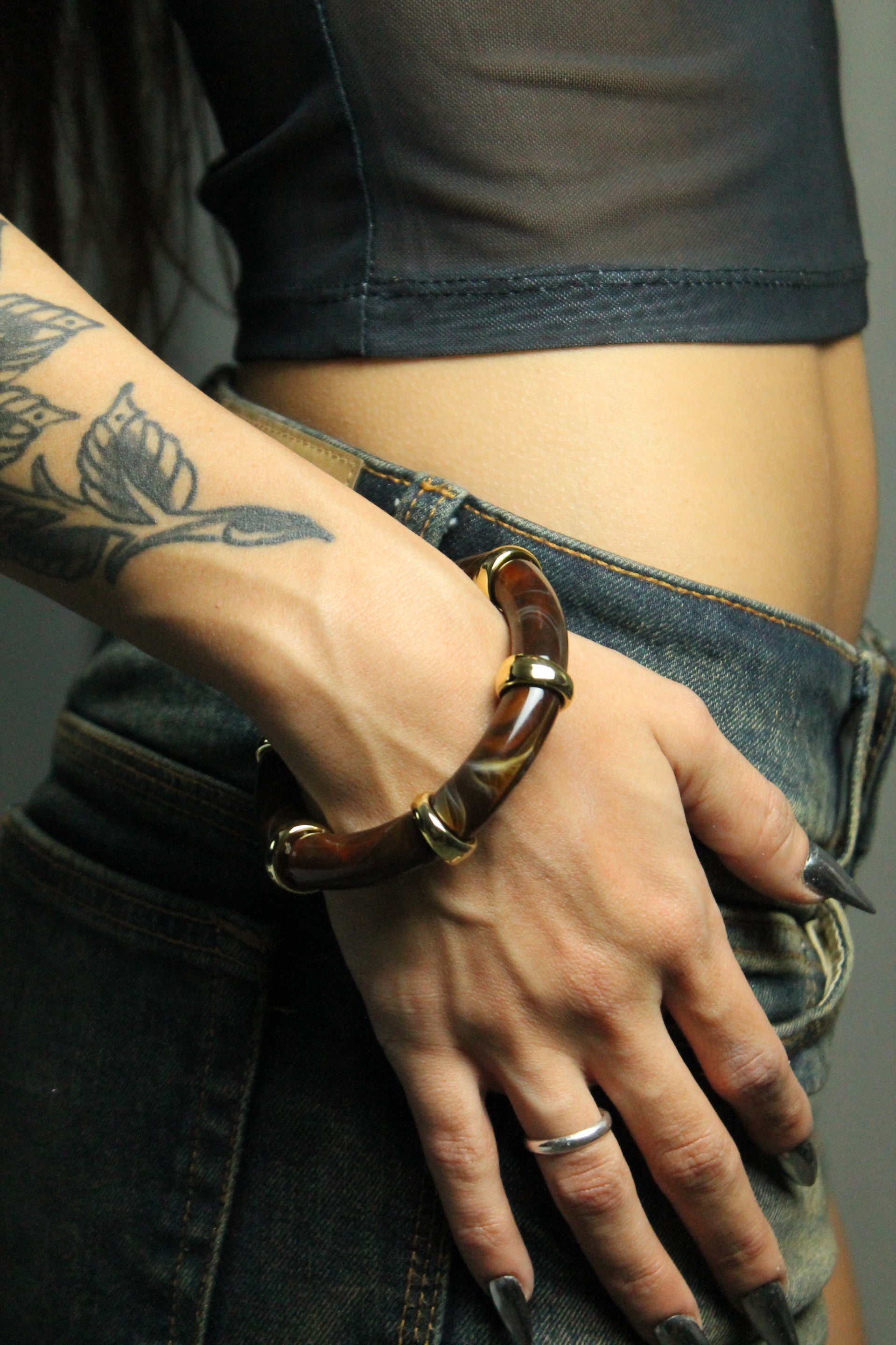 Pulseira Terra Nova Resina - Marrom