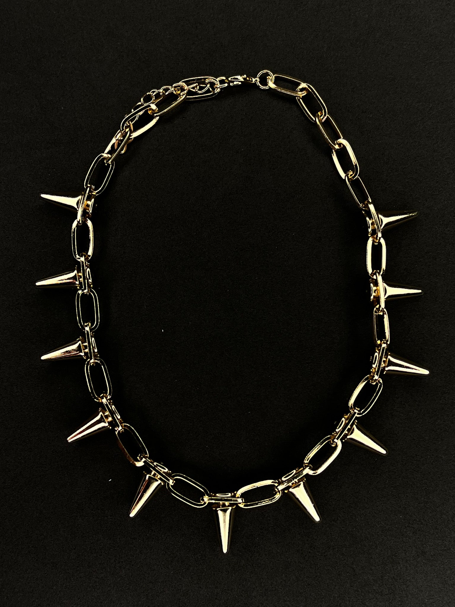 Colar Spikes - Dourado