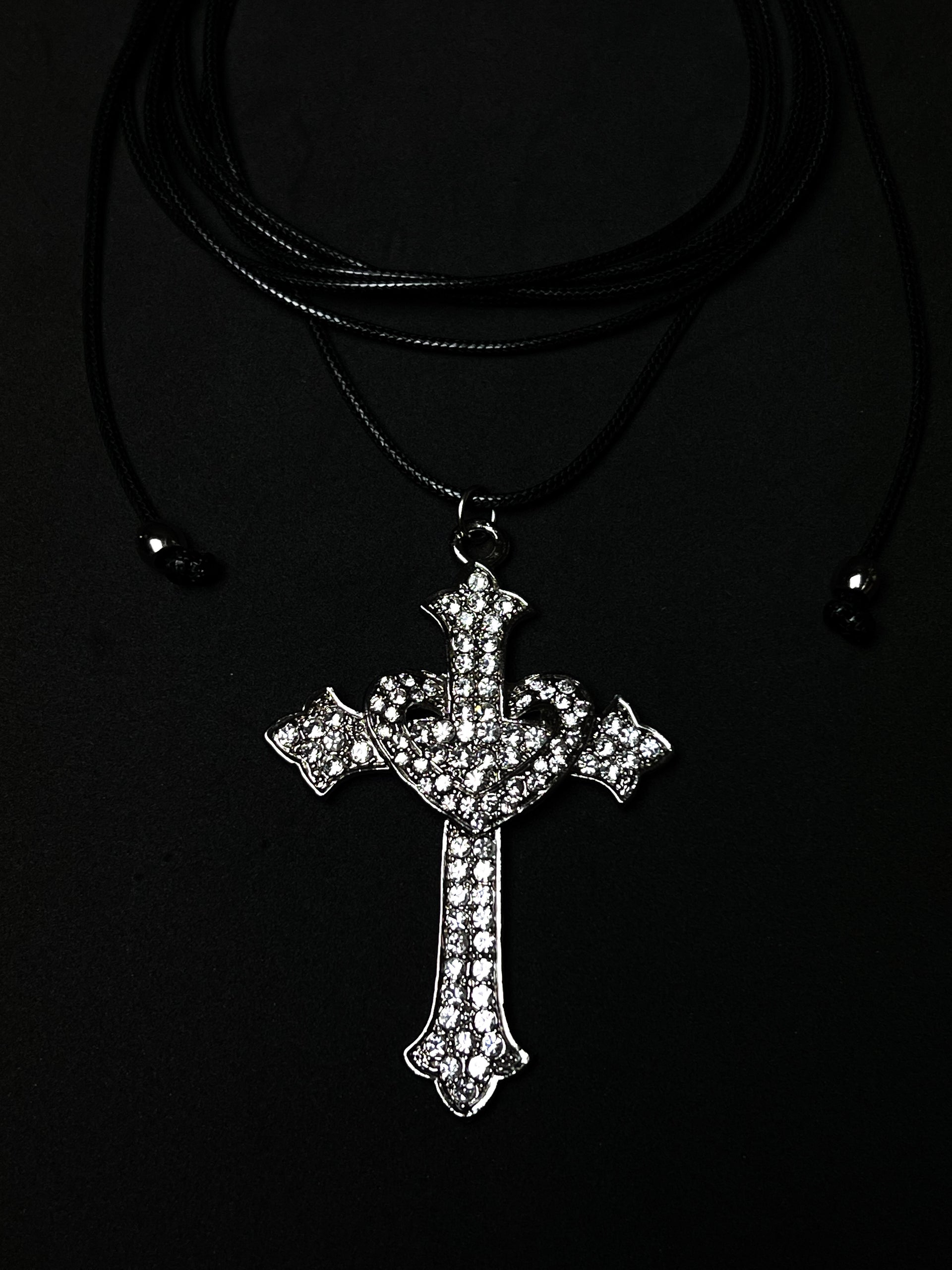 Colar Cruz Mercy - Prata
