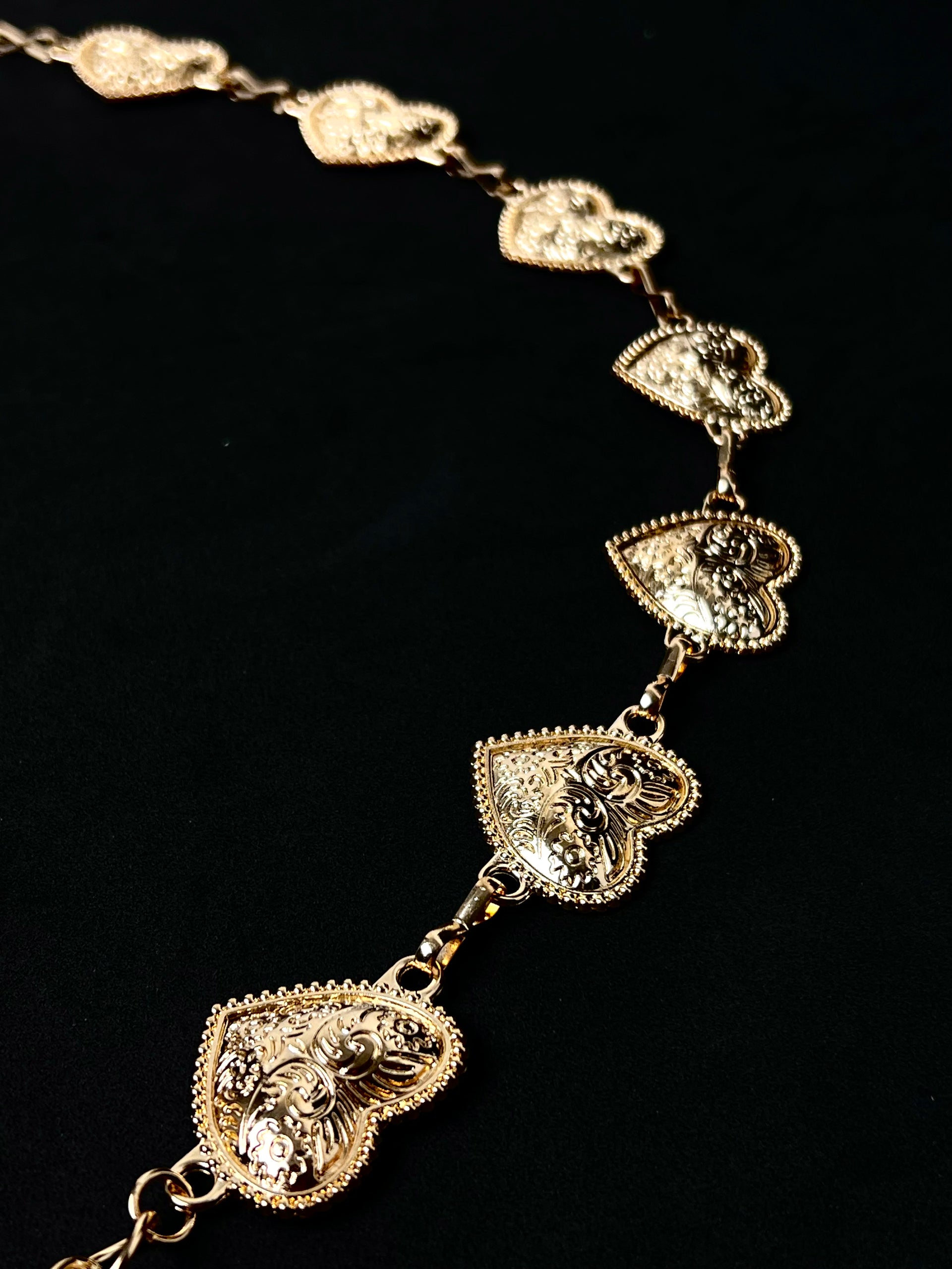 Bodychain Coração - Dourado