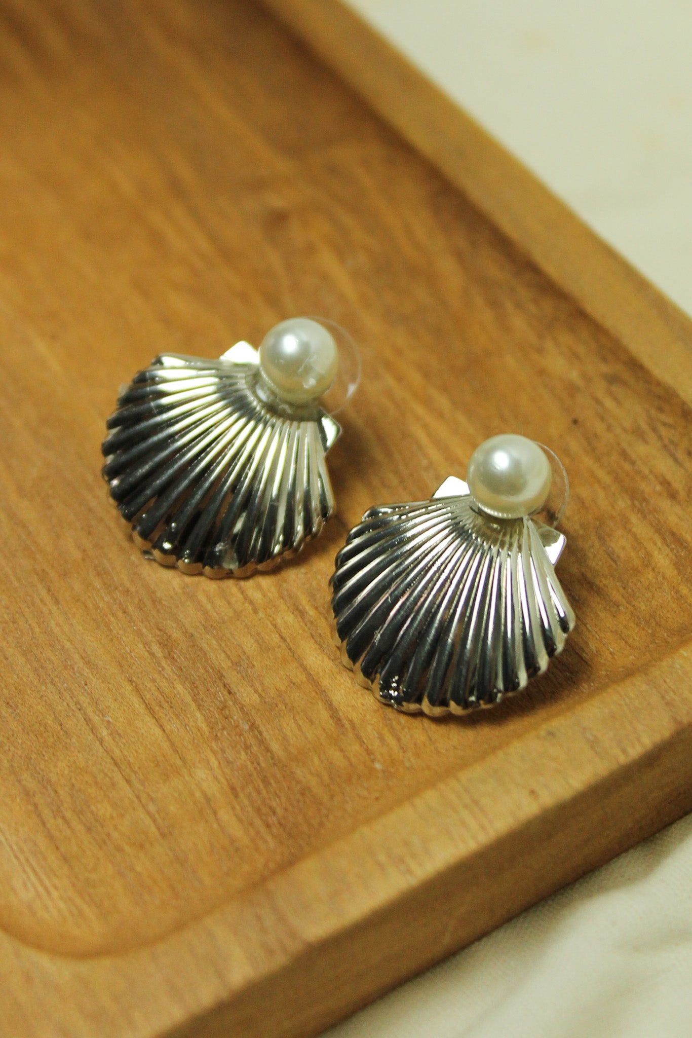 Brinco Concha - Prata