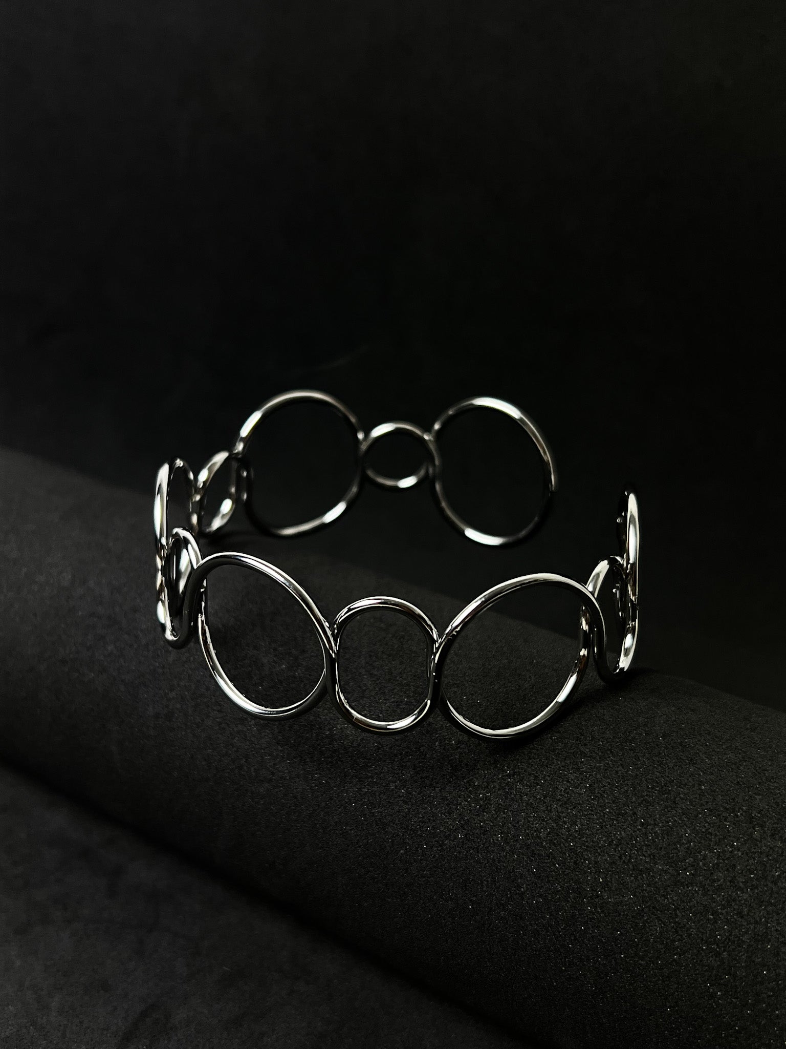 Bracelete Antebraço Aros - Prata