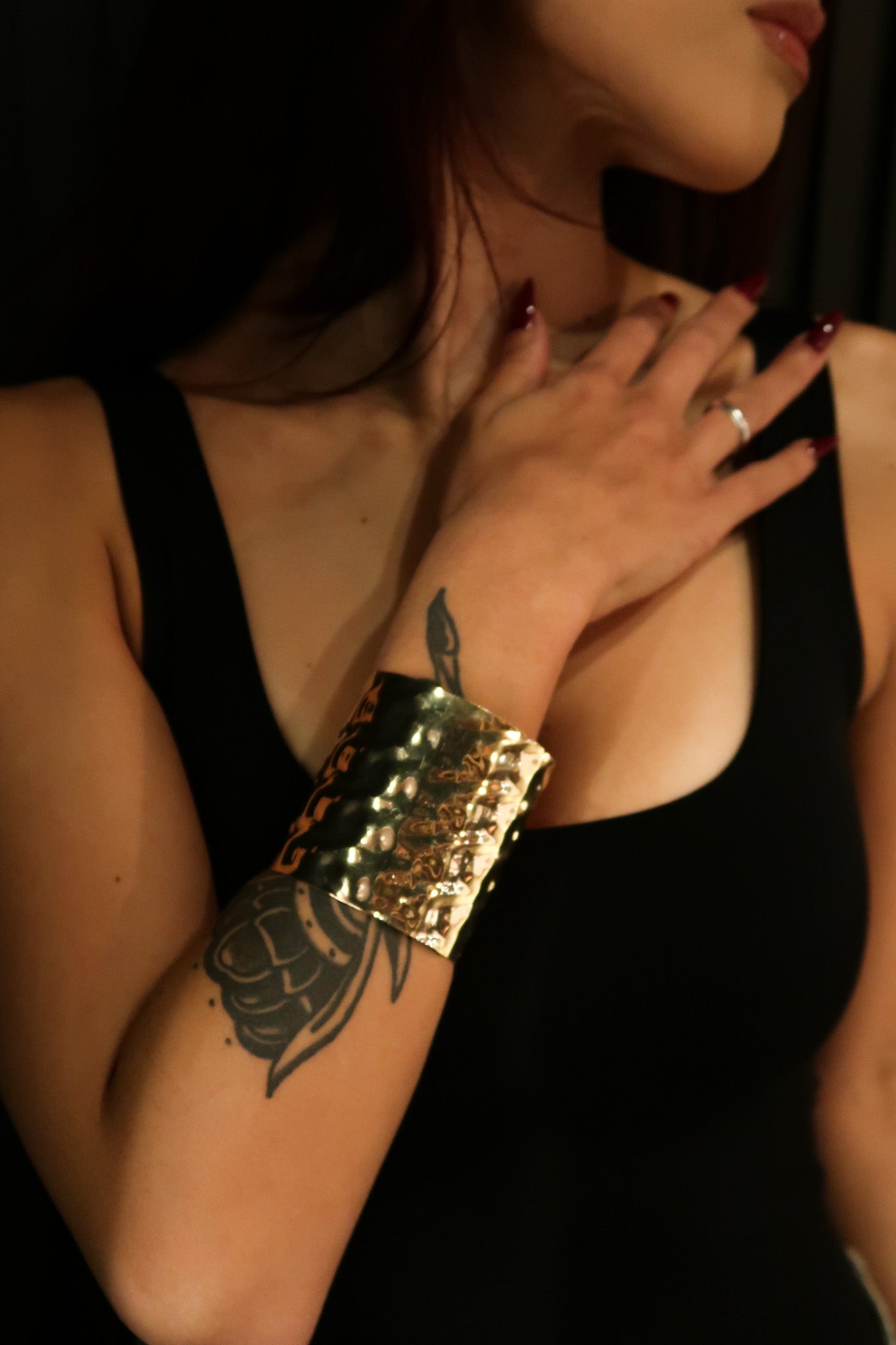 Bracelete Forja - Dourado