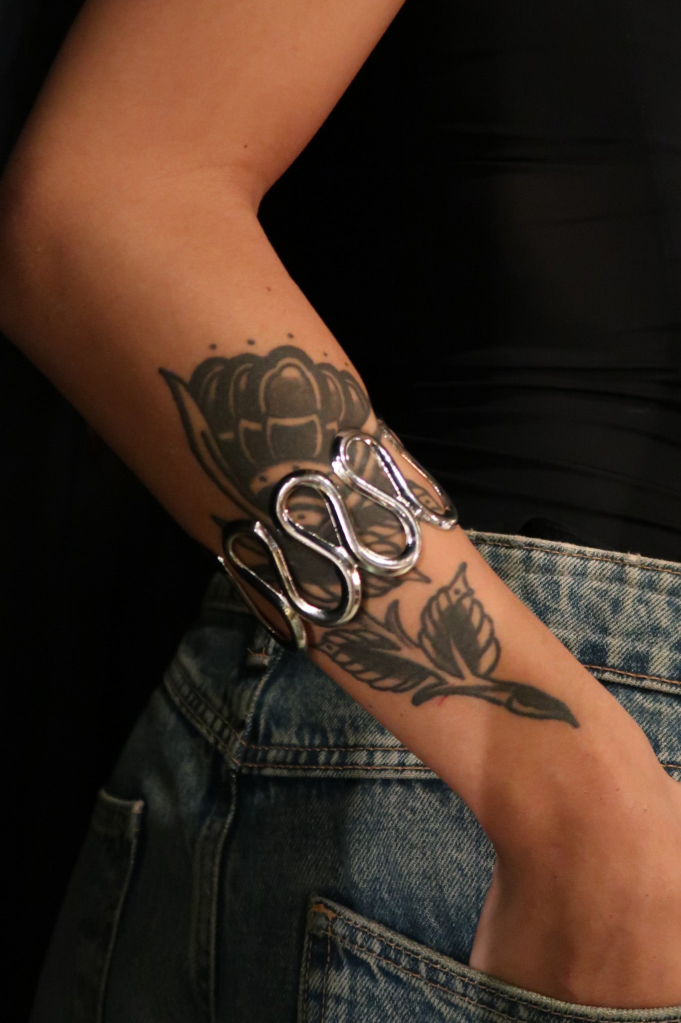 Bracelete Ondas - Prata