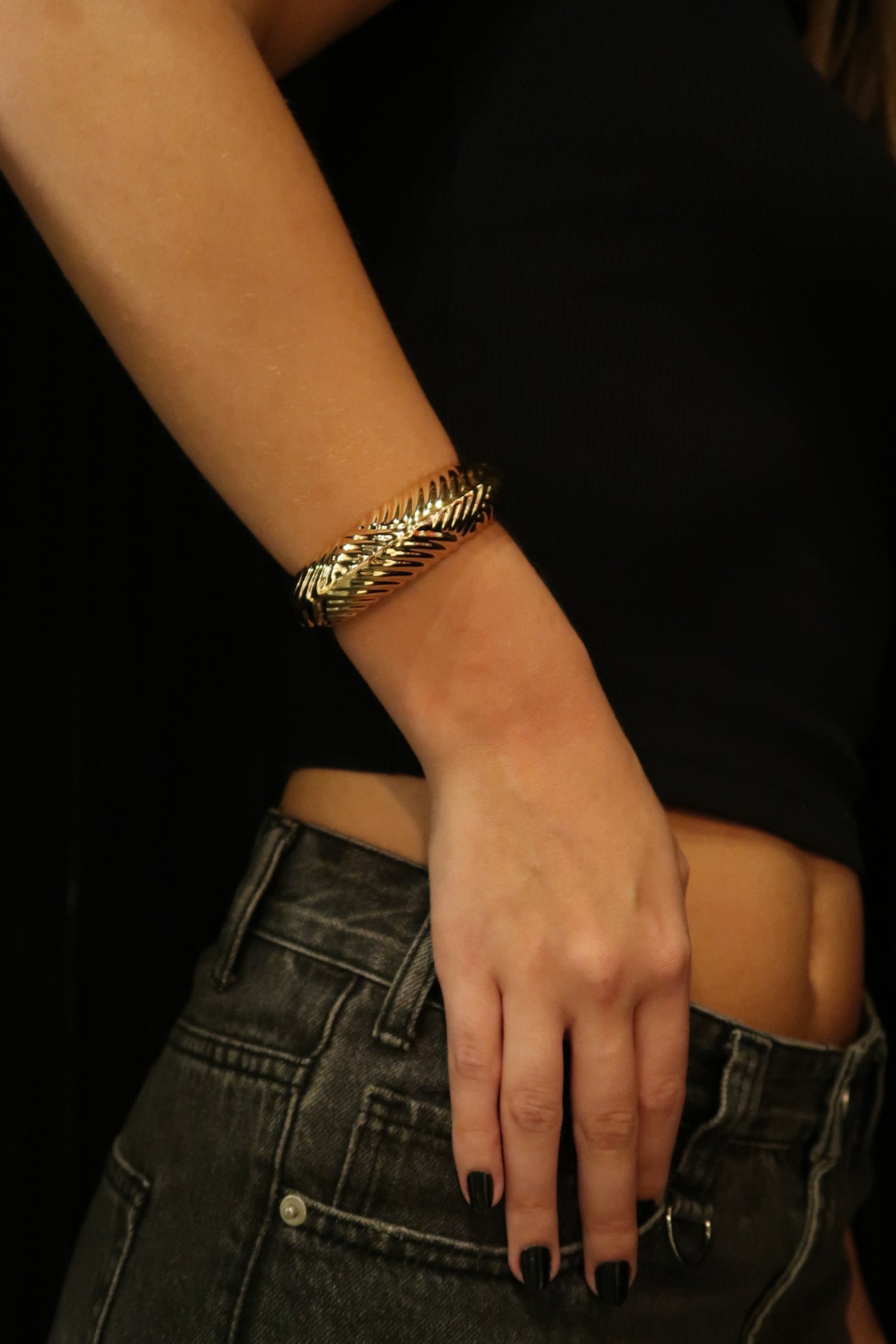 Bracelete Coral - Dourado