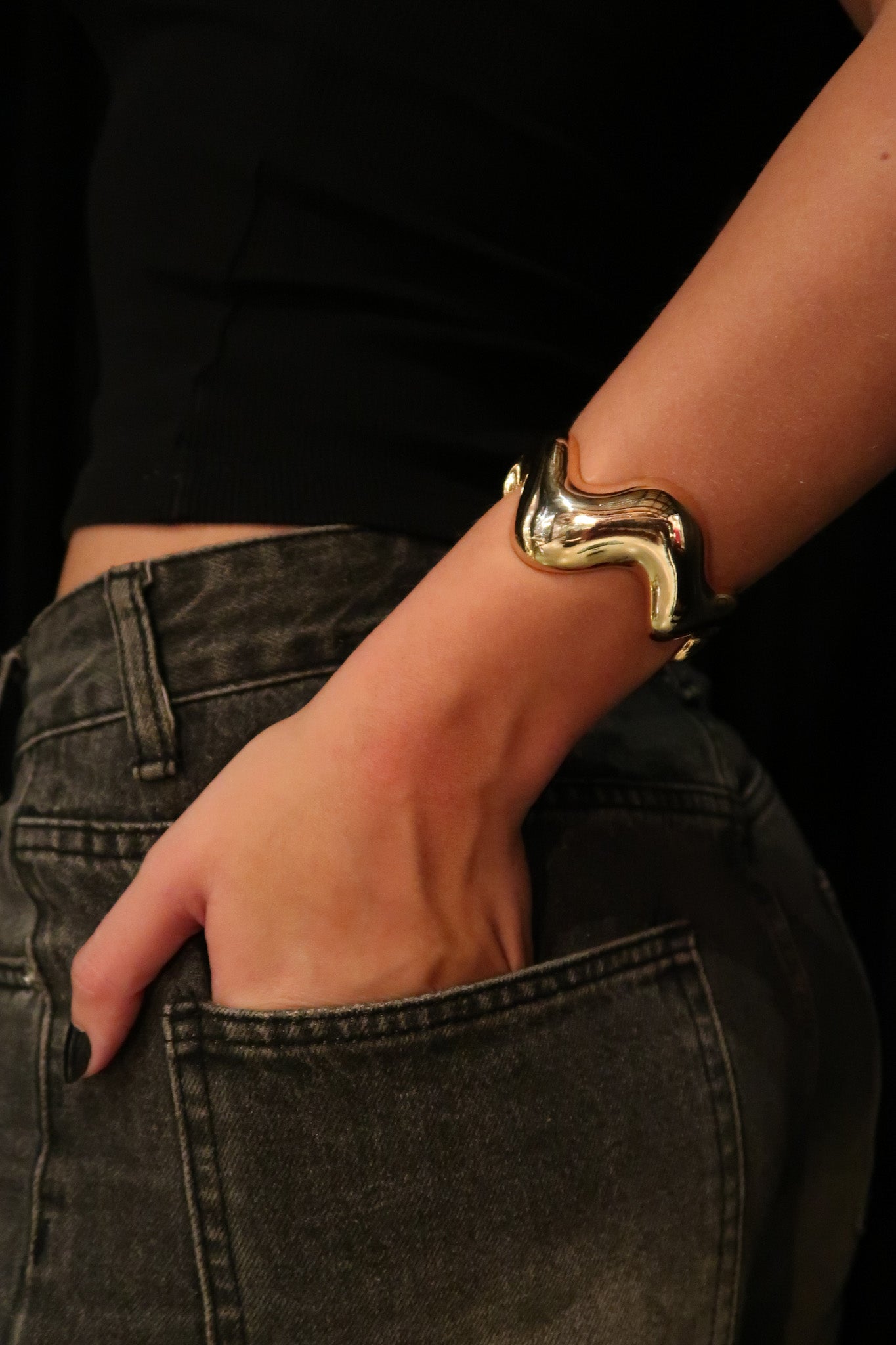 Bracelete Duna - Dourado