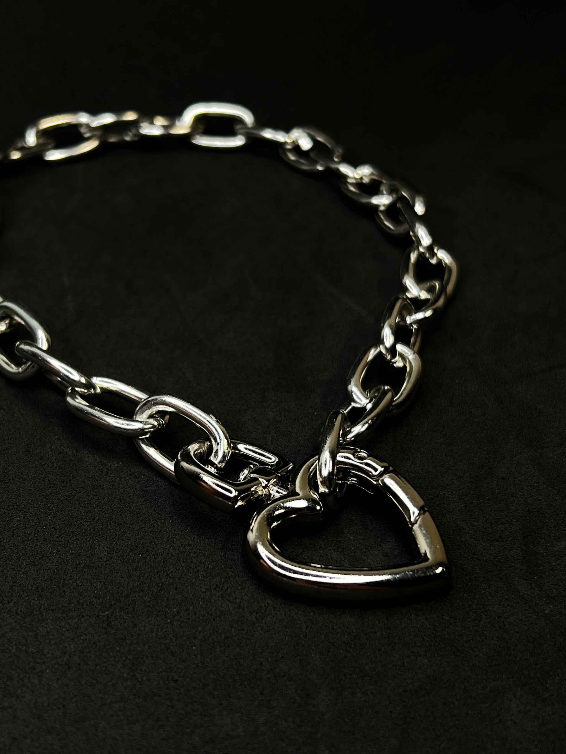 Colar Chrome Heart - Prata
