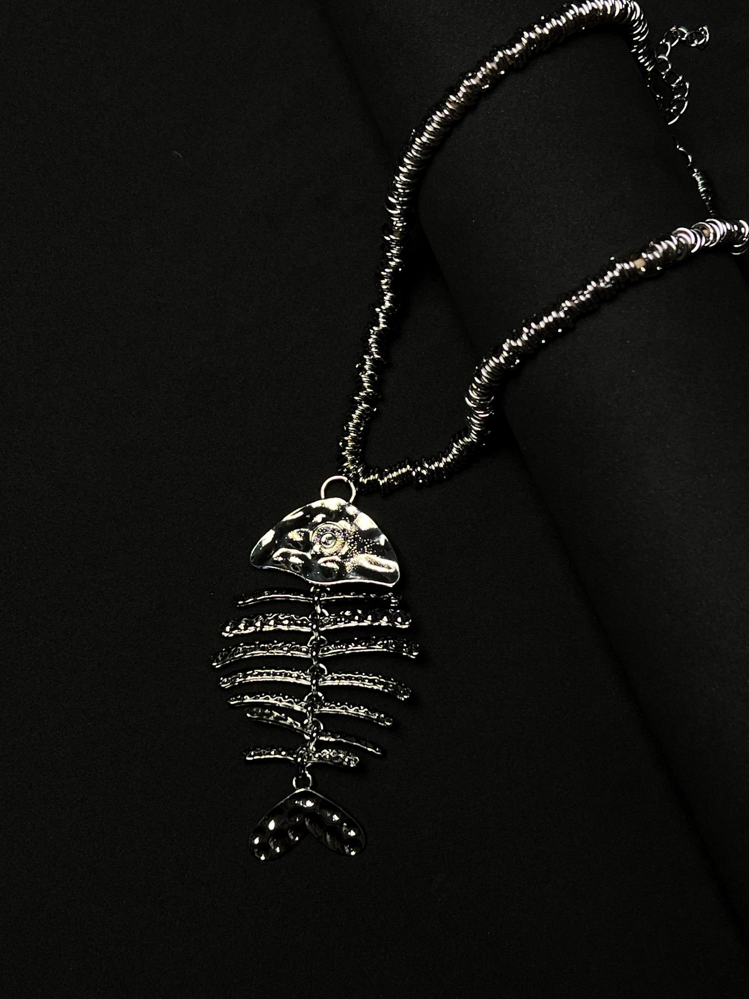 Colar Peixe Bold - Prata