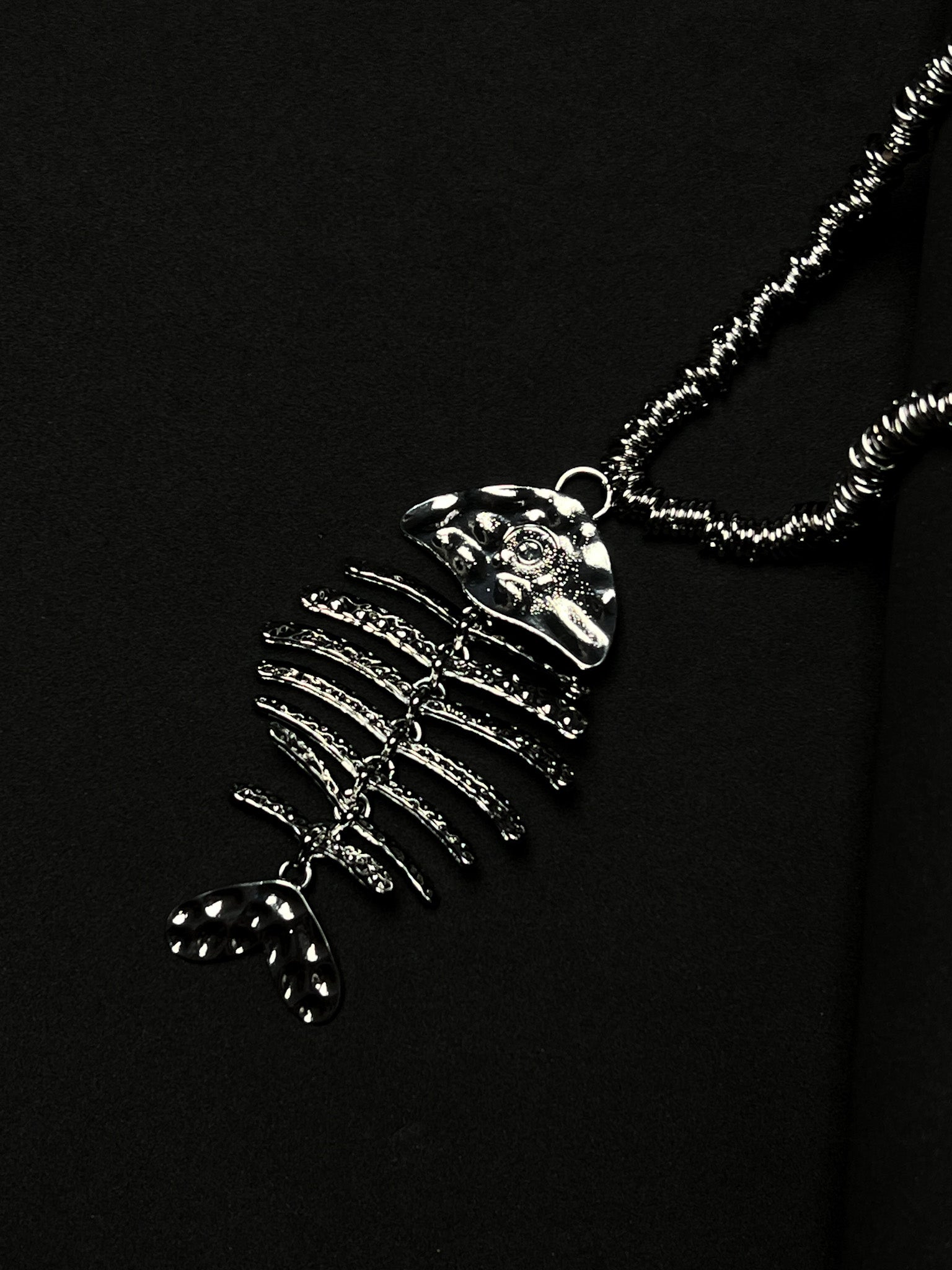 Colar Peixe Bold - Prata