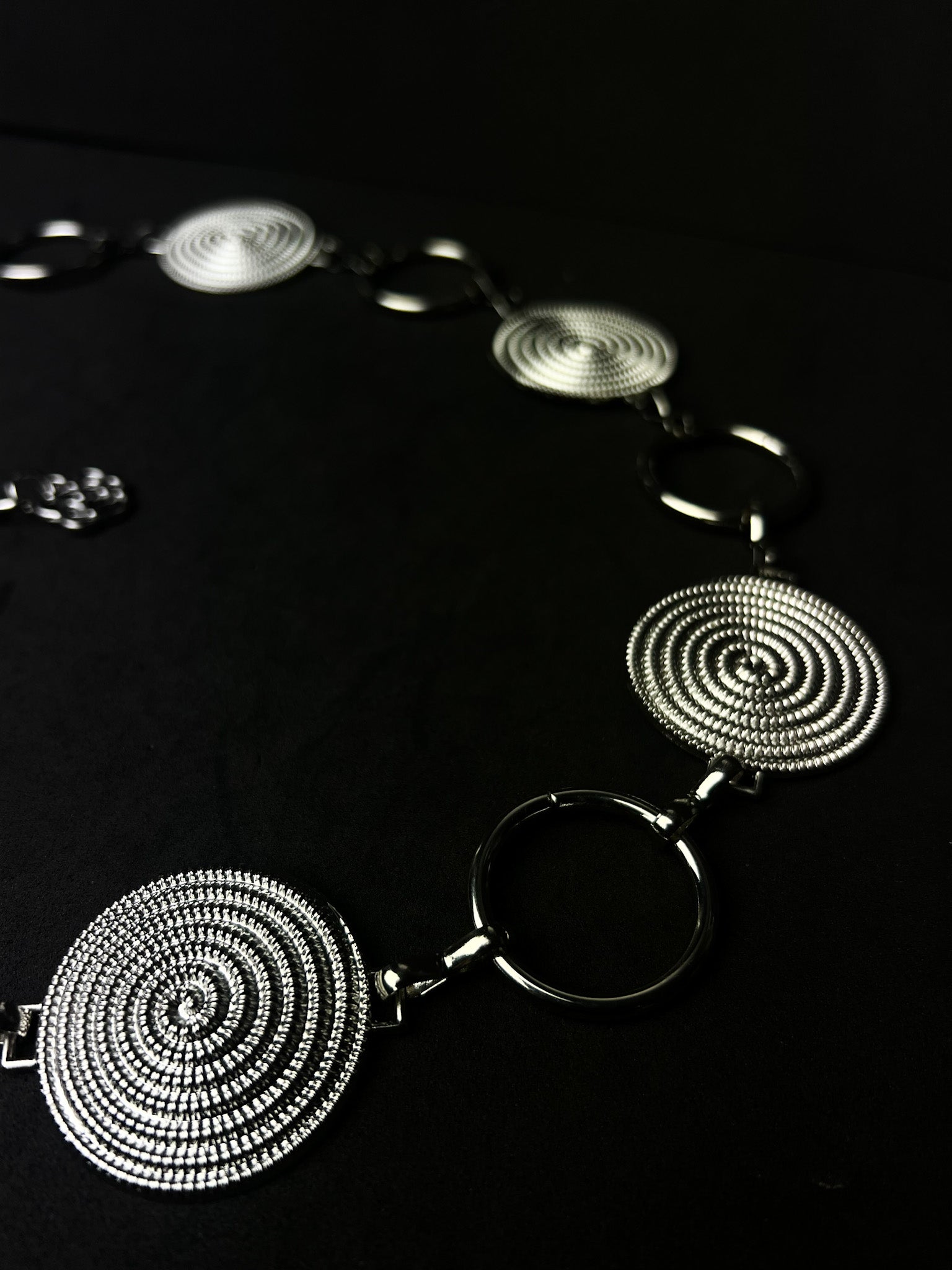 Bodychain Vórtice - Prata