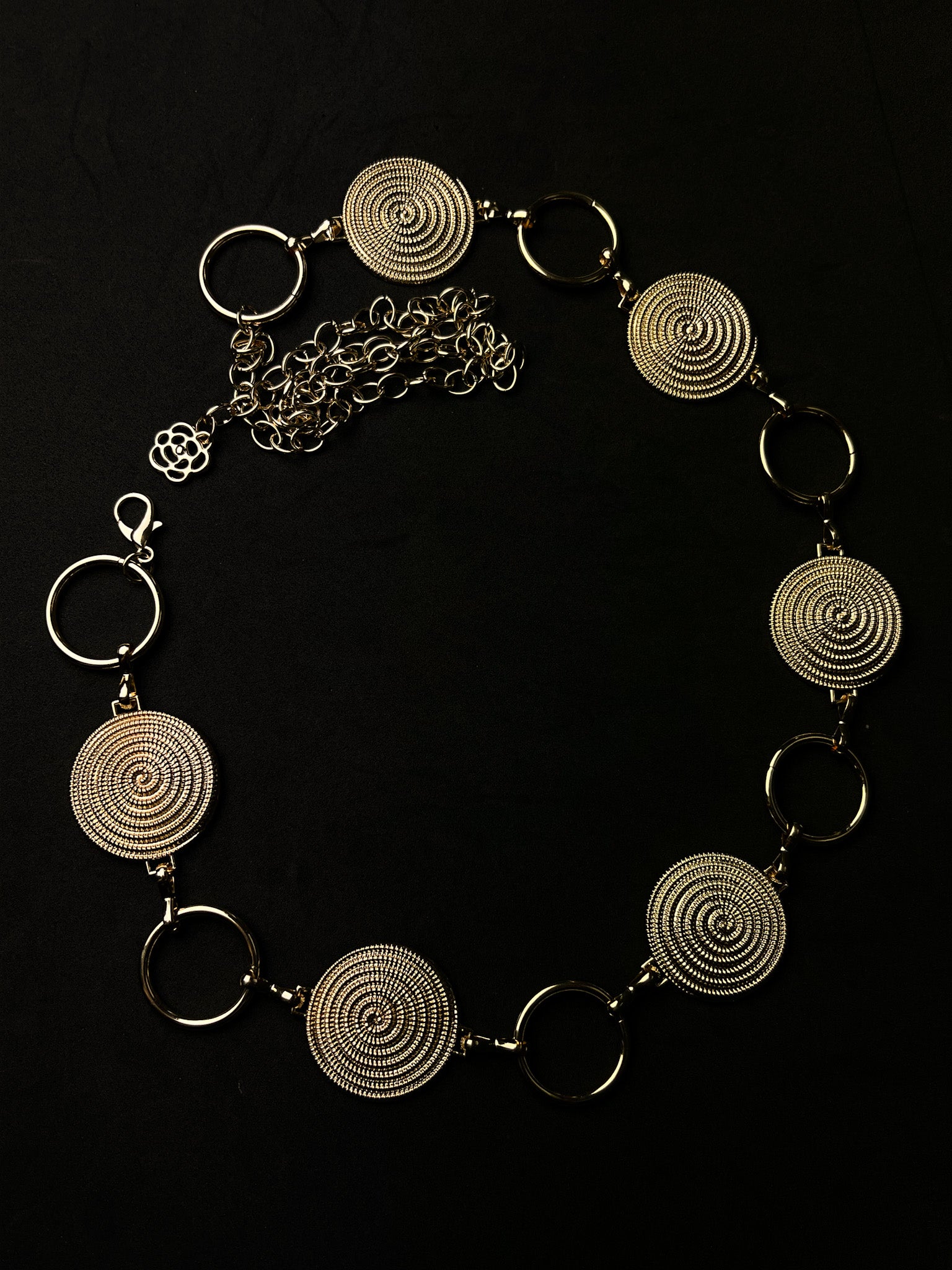 Bodychain Vórtice - Dourado