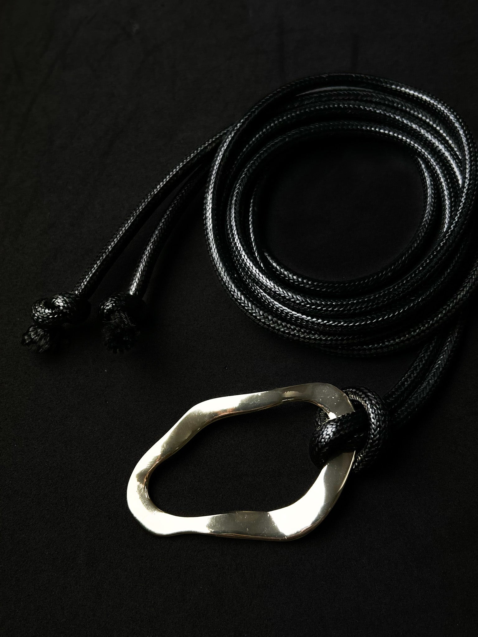 Bodychain/Cinto Corda - Preto/Dourado