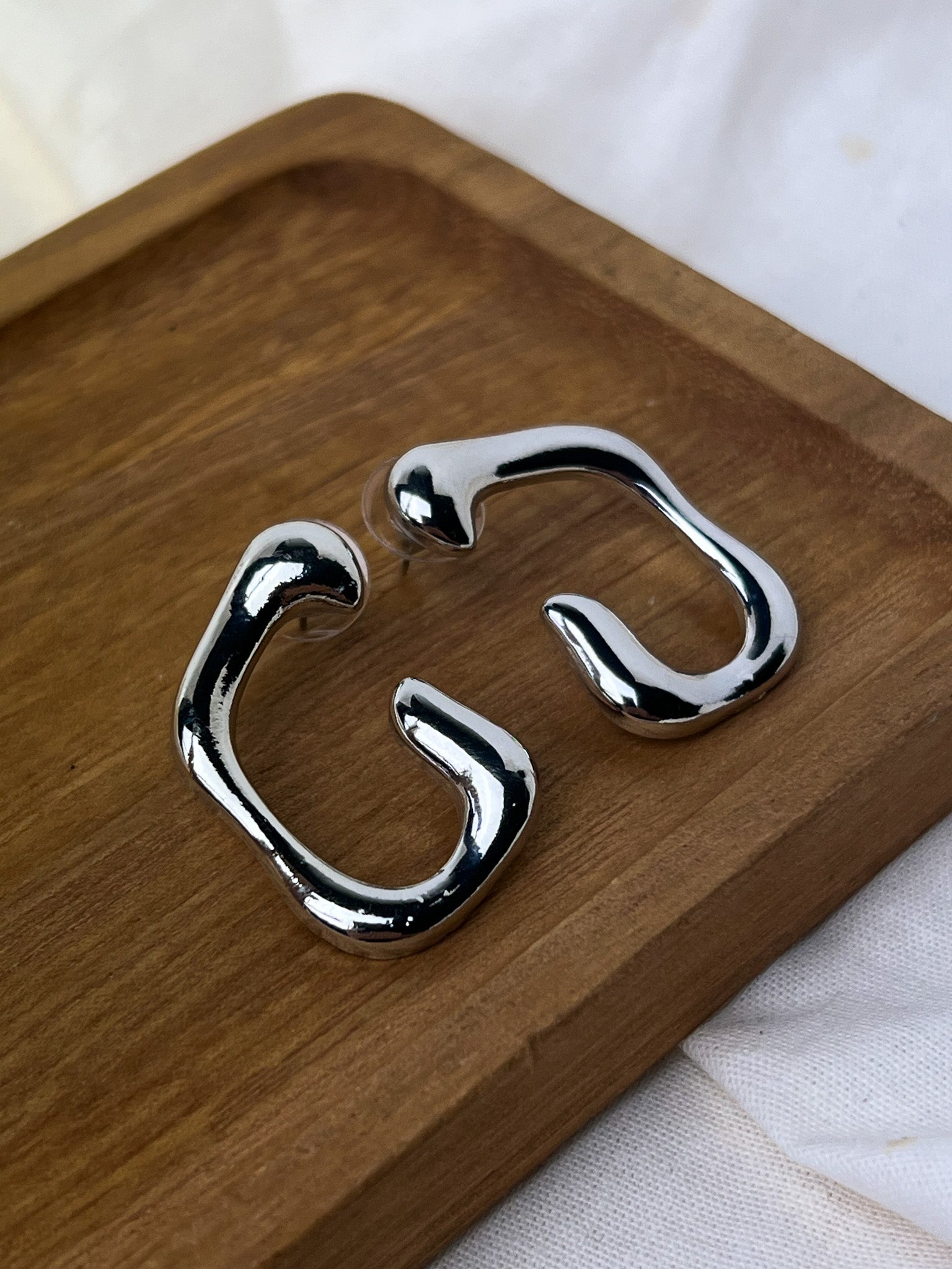 Brinco Gancho - Prata