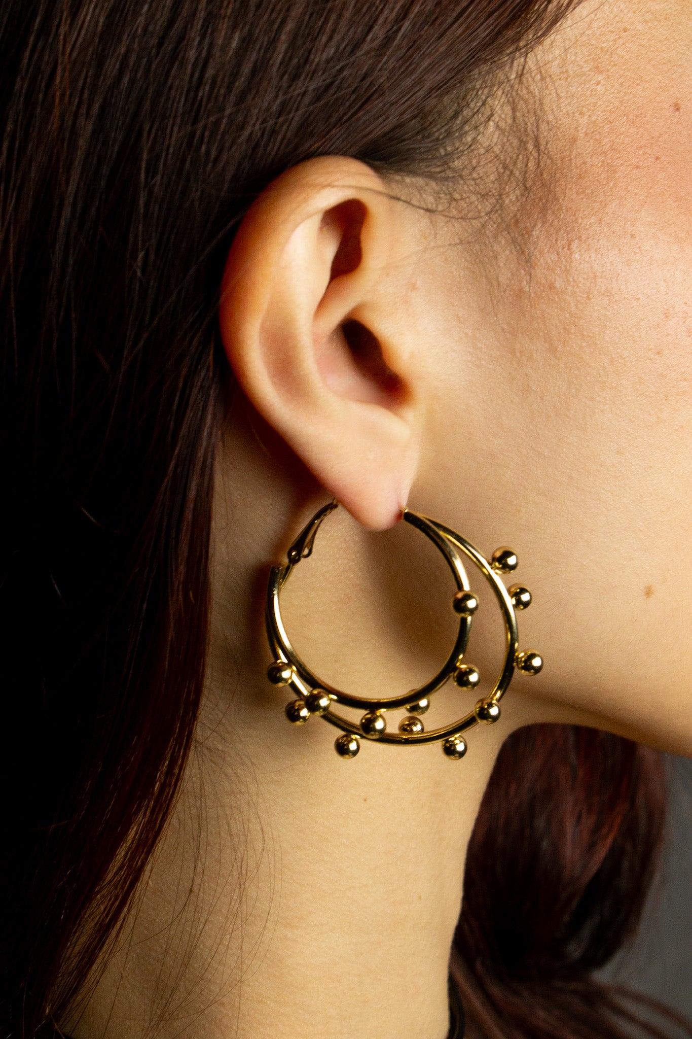 Brinco Argola Cosmic - Dourado