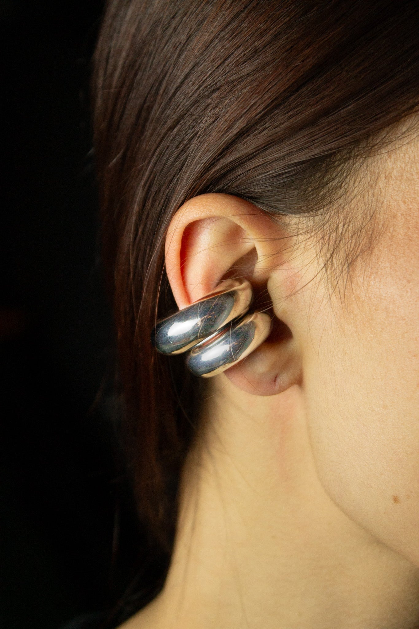 Piercing Fake Bold Dupla - Prata