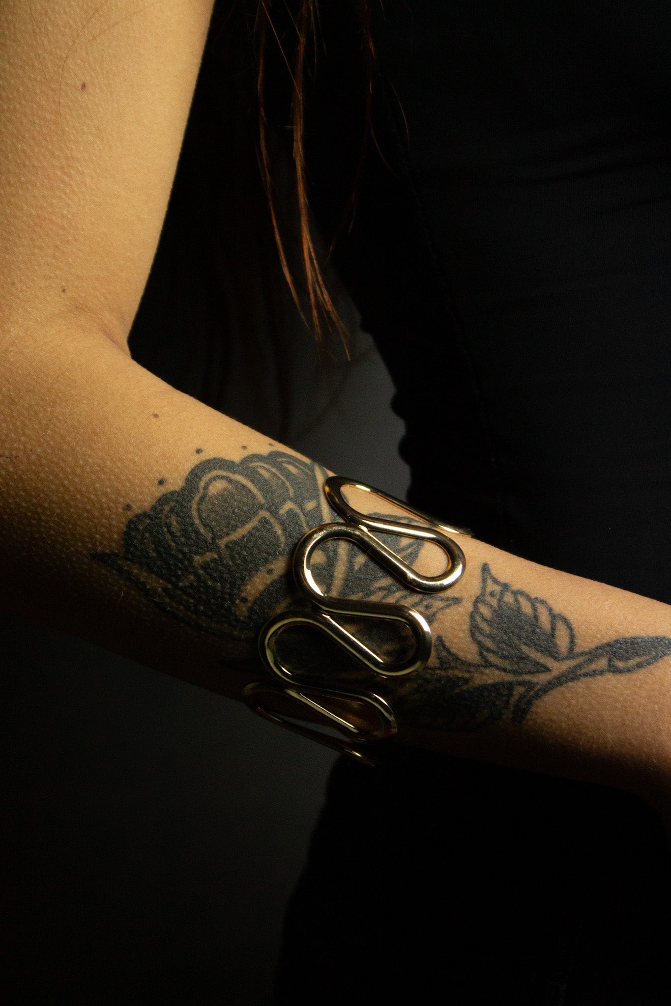 Bracelete Ondas - Dourado