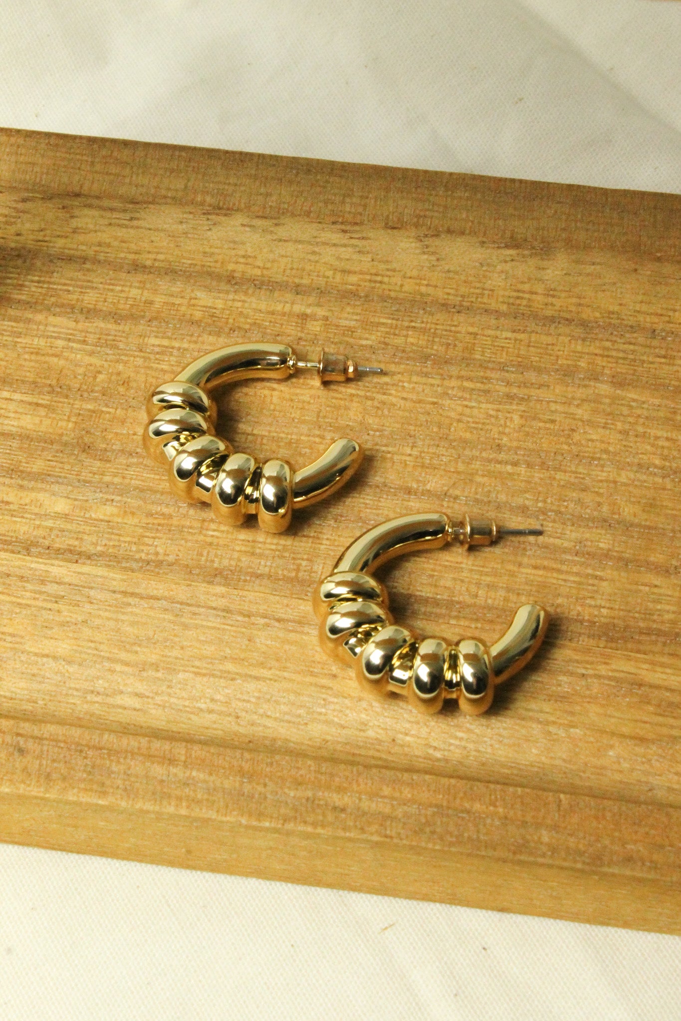 Brinco Argola Anello - Dourado