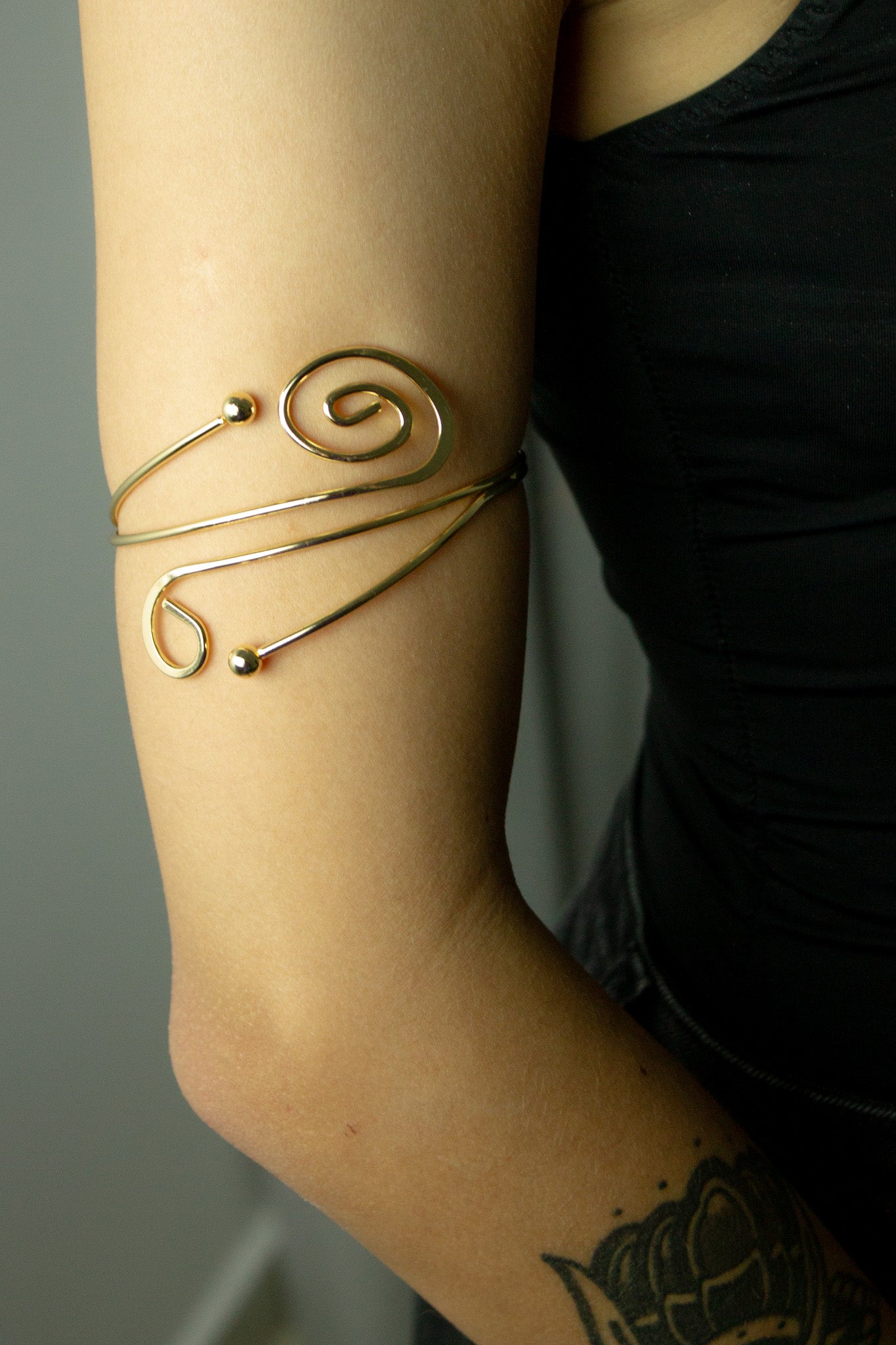 Bracelete Antebraço Gypsy - Dourado