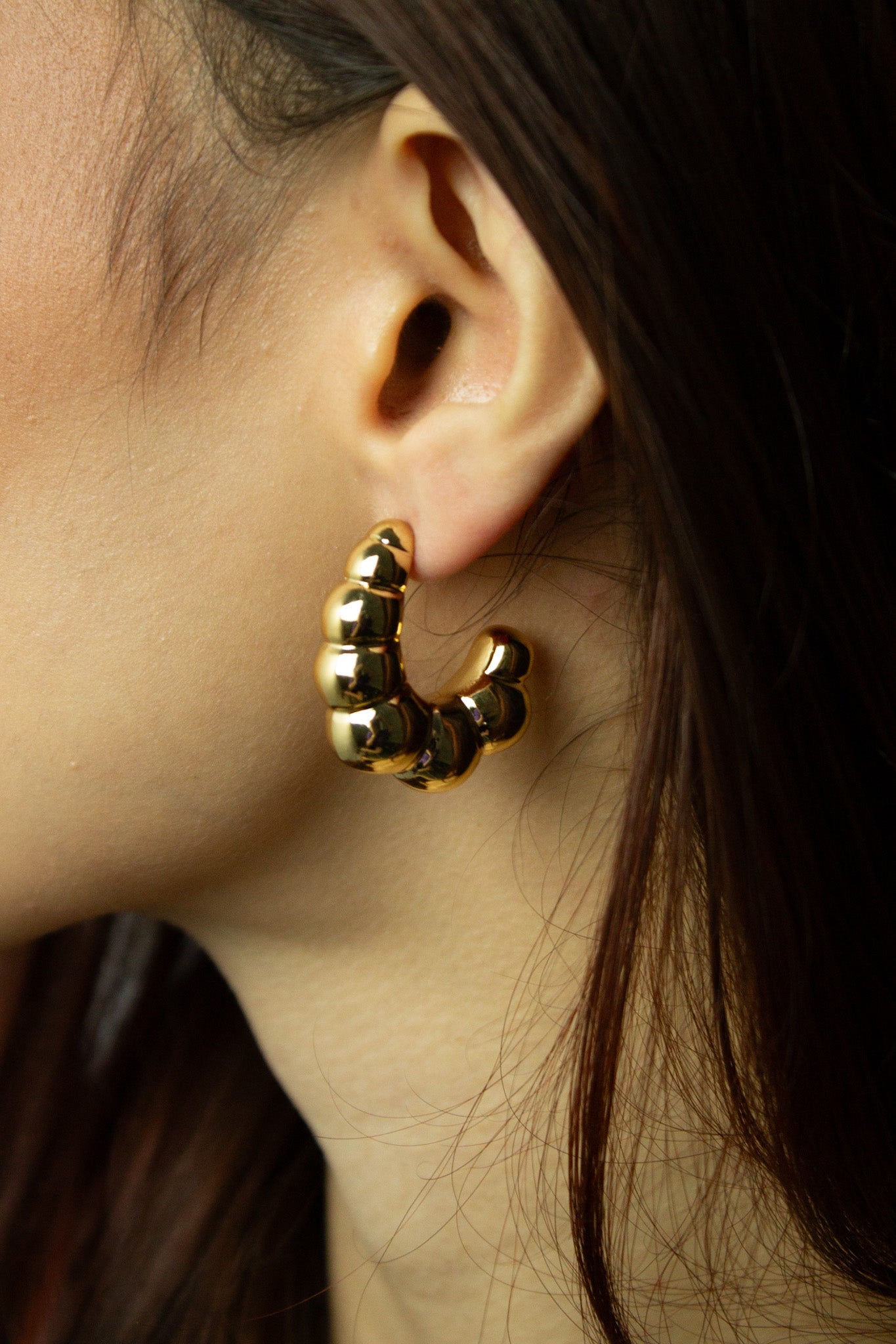 Brinco Bubble - Dourado