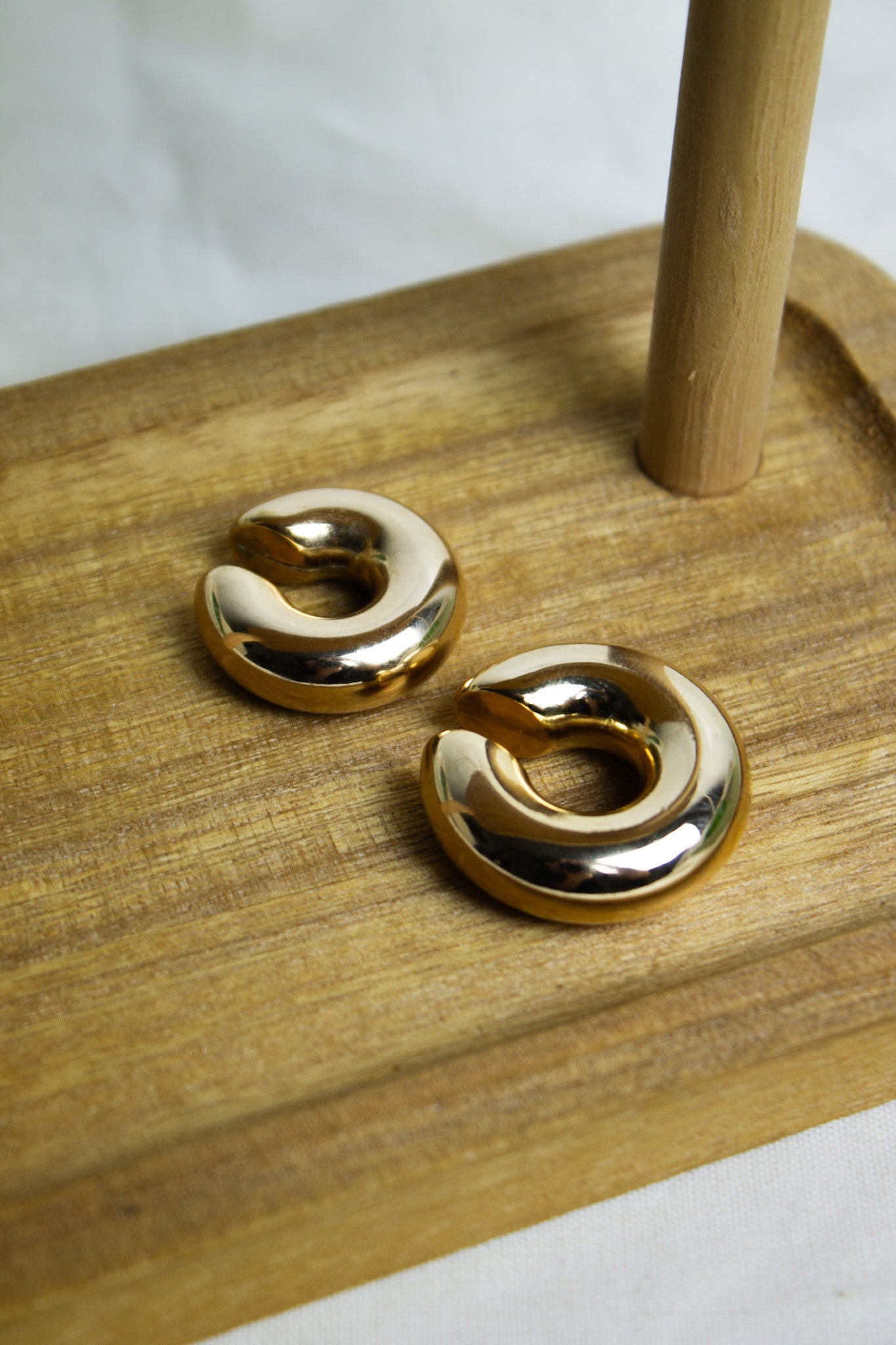 Piercing Fake Bold Dupla - Dourado