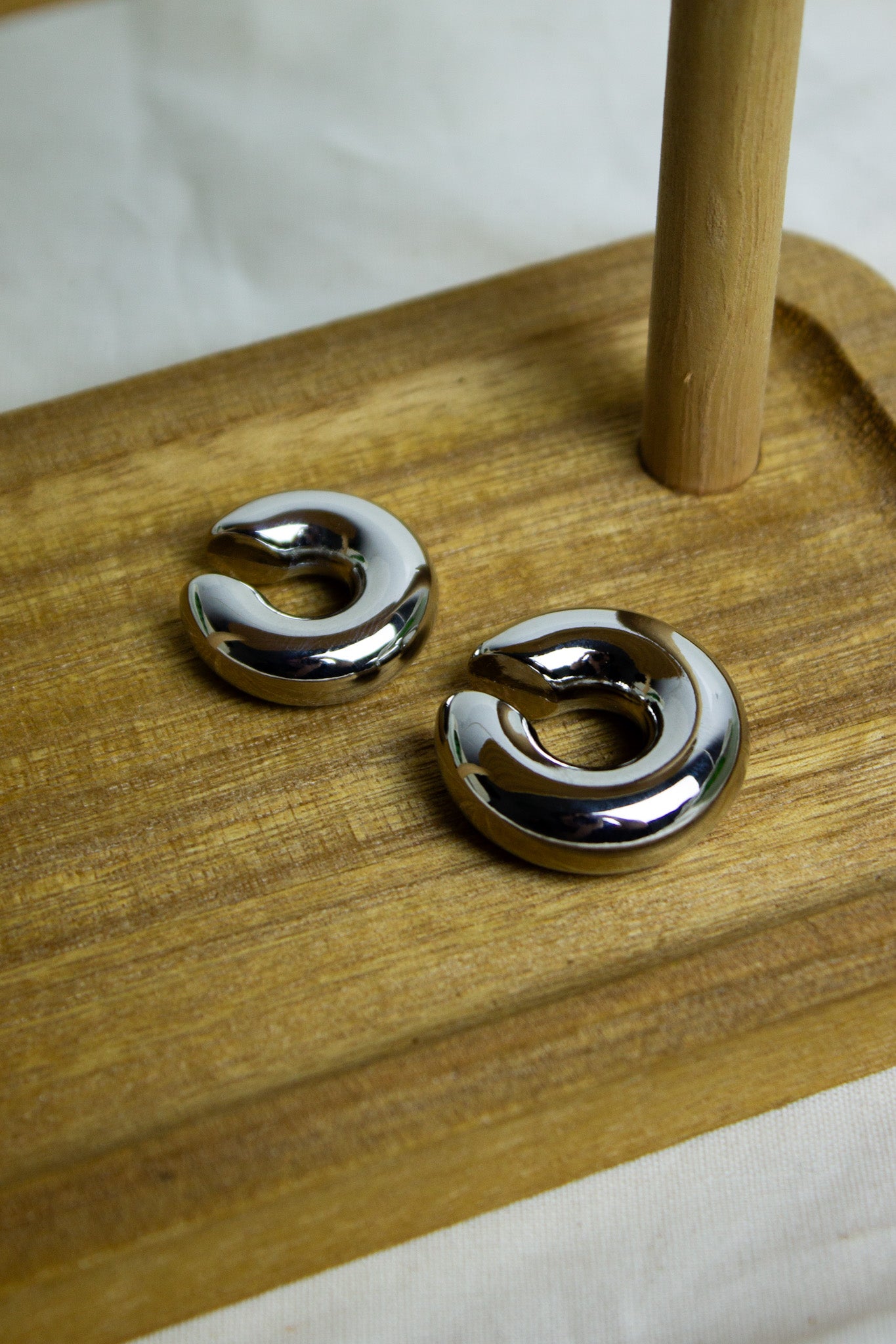 Piercing Fake Bold Dupla - Prata